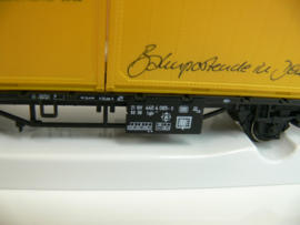 Marklin H0  goederenwagen PMS 62-01 Postmueumswagen 1997 Containerwagon DB  ovp 94020