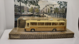 EFSI Bus DAF opdruk Amsterdam heeft het Olympisch vuur, houdt het brandend ovp