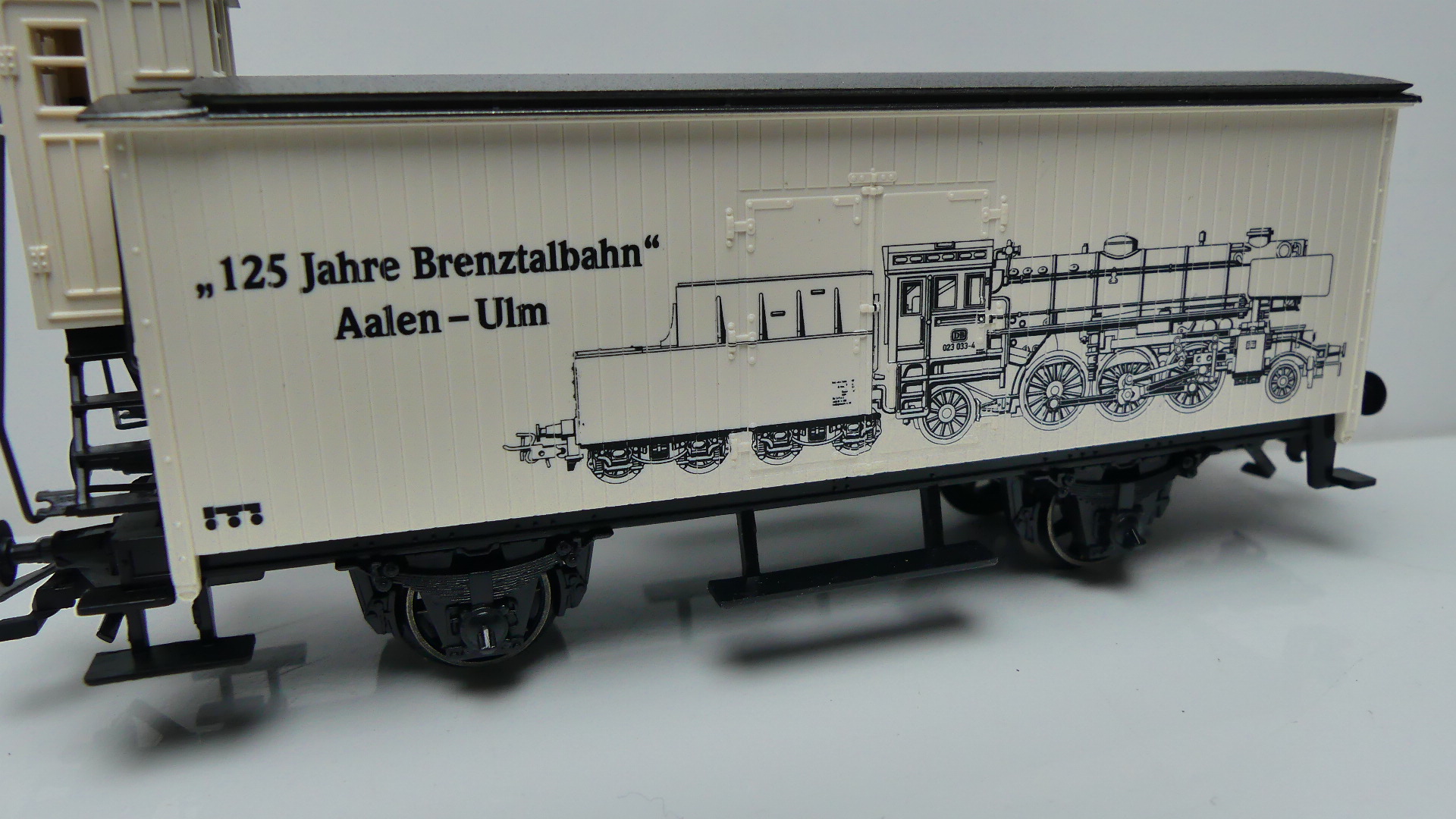Märklin H0 Goederenwagon Märklin 125 Jahre Brenztalbahn Aalen - Ulm ovp 94094
