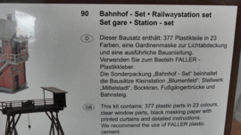 Faller  H0 1:87  Actie set Stations gebouwen ovp 90