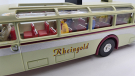 Brekina 1:87 H0  Mercedes Bus D 5000 Rheingold met passagiers