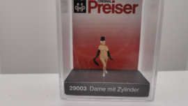 Preiser H0 Kermis vrouw / vrouw met Zylinder ovp 29003
