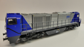 Mehano H0 Dieselloc Vossloh G 2000 RAG Bahn-hafen ovp T277 Wisselstroom Analoog Digitaal voorbereid.