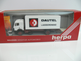 Herpa 1:87 vrachtwagen Mercedes Benz Dautel Ladebordwand ovp