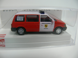 Busch 1:87 Chrysler Voyager Feuerwehr Herne Einsatzleitwagen ovp 44611