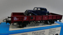 Märklin H0 1:87  Niederbordwagen met Wiking Citroën ovp 4435