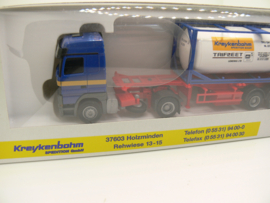 AWM 1:87 H0 Vrachtwagen Mercedes Trifleet transport Kreykenbohm Spedition Holzminden ovp 50943.3