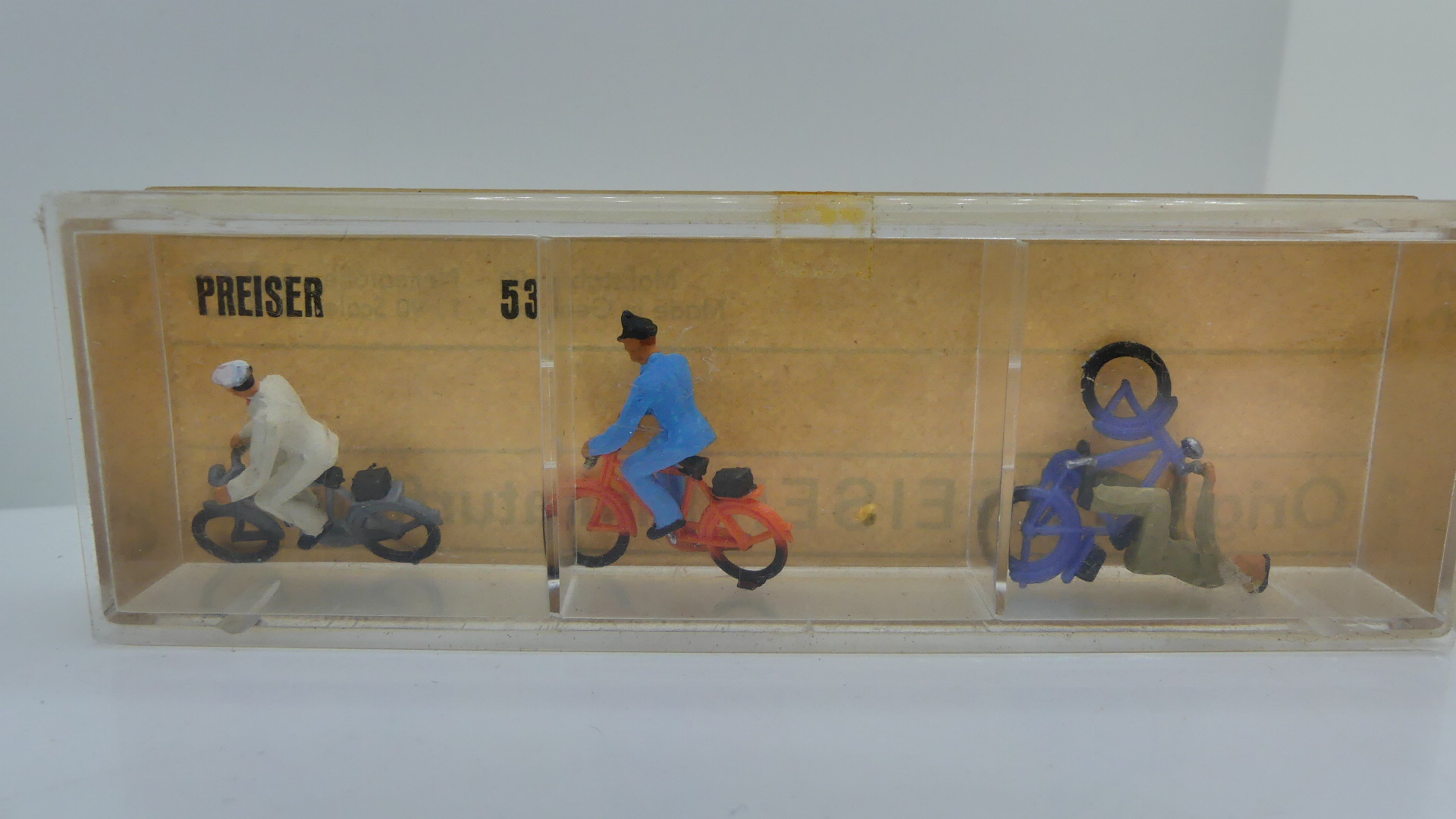 Preiser H0 1:87 op de fiets ovp 53