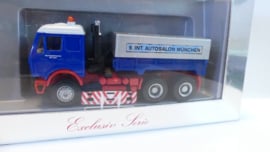 Herpa 1:87 H0 Exclusiv,  Mercedes zwaar transport / balast transport opdruk 9. int. Autosalon München ovp 850002