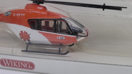 Wiking 1:87 H0 VW Helicopter Notarzt Deutsche Rettungsflugwacht SAR ovp 022 01 43