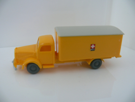 IMU vrachtwagen 1:87 Mercedes L5000 PTT Zwitserse post ovp 20007