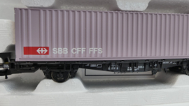 Roco HO goederenwagon Containerwagen SBB CFF FFS ovp 46912