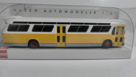 Busch 1:87 H0  USA Streekbus Fishbowl Geel ovp 44518