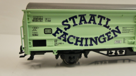 Märklin H0 Gesloten goederenwagon Schuifwandwagen Staatl. Fachingen OVP 47281