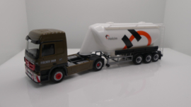 Herpa 1:87 H0 vrachtwagen Mercedes Actros Fischer Chur Tank / Silo transport  Zwisterland ovp 159869