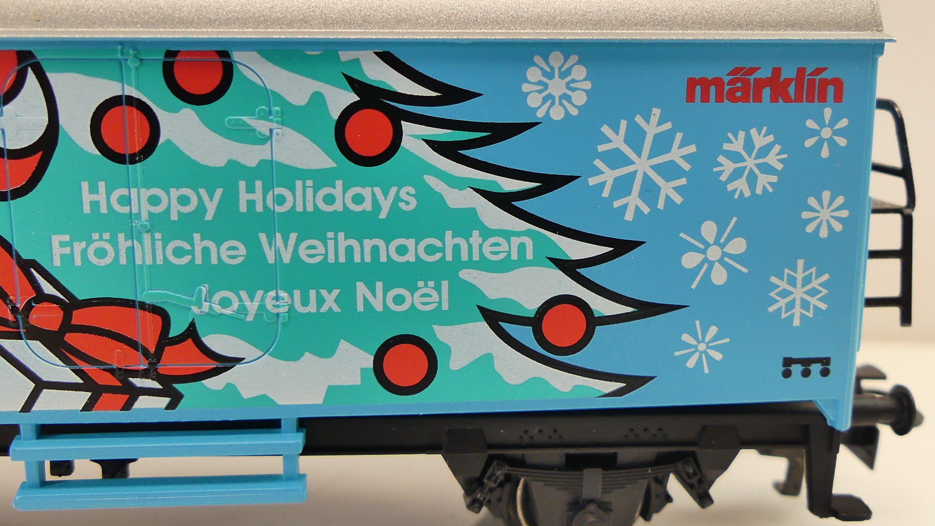 Märklin H0 goederenwagon koelwagon Kerst Fröhliche weihnachten Happy Holidays 1996 ovp 4415.042
