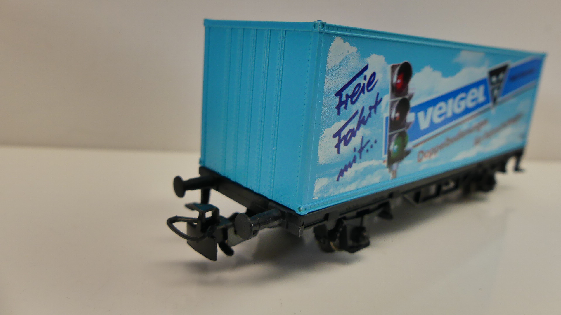 Märklin H0 goederenwagon Containerwagon Veigel Doppelbedienung ovp  57