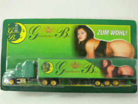 18 + )  Erotik Truck -  erotische vrachtwagen:  Glauchauer Bier ovp