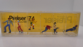 Preiser 1:87 H0 rolschaatsers ovp 74