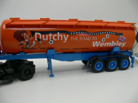 Herpa 1:87 H0 Mercedes tankwagen opdruk Dutchy The Road to Wembley Heemex Cementbouw ovp Exclusiv Serie