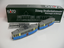 Kato H0 Duewag Tram motorwagen en bijwagen Jägermeister München ovp K30933 Gelijkstroom