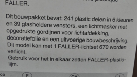Faller  H0 1:87  groot postkantoor ovp 356