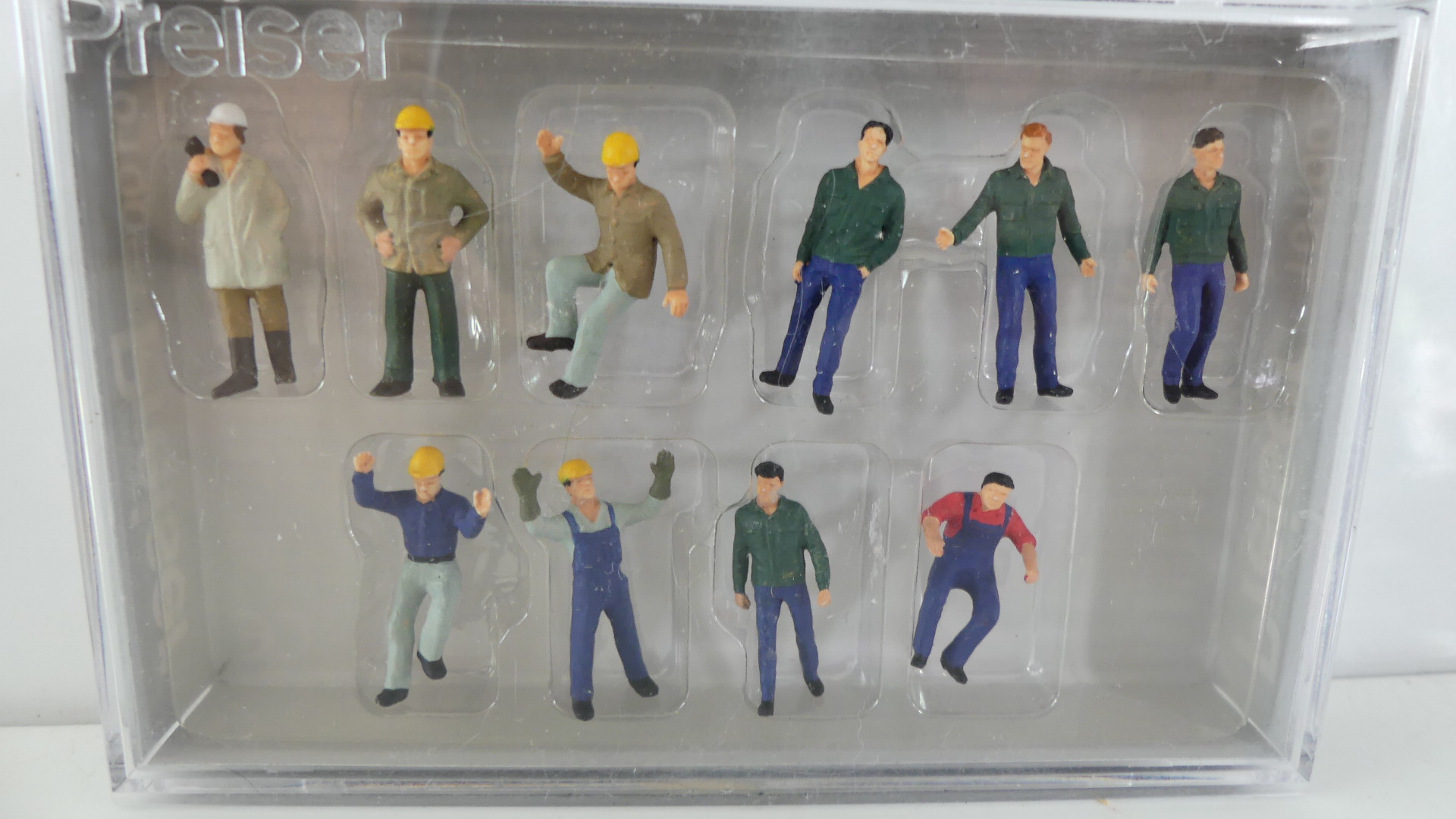 Preiser 1:87 H0 werkers Paper Mill Crew USA uitgave ovp 1010051