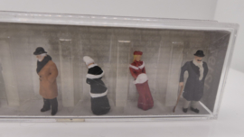 Preiser 1:87 Figuren rond 1900 in winterkleding ovp 12197