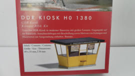 Busch H0 bouwdoos DDR Kiosk ovp 1380