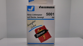 Viessmann 1:87 H0 figuur: 18+  Viessmann liefdespaar, seks op deken  ovp 5001