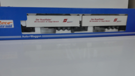 Roco H0 goederenwagon Kombirail ÖBB dubbele set Der RoadRailer ovp 1919