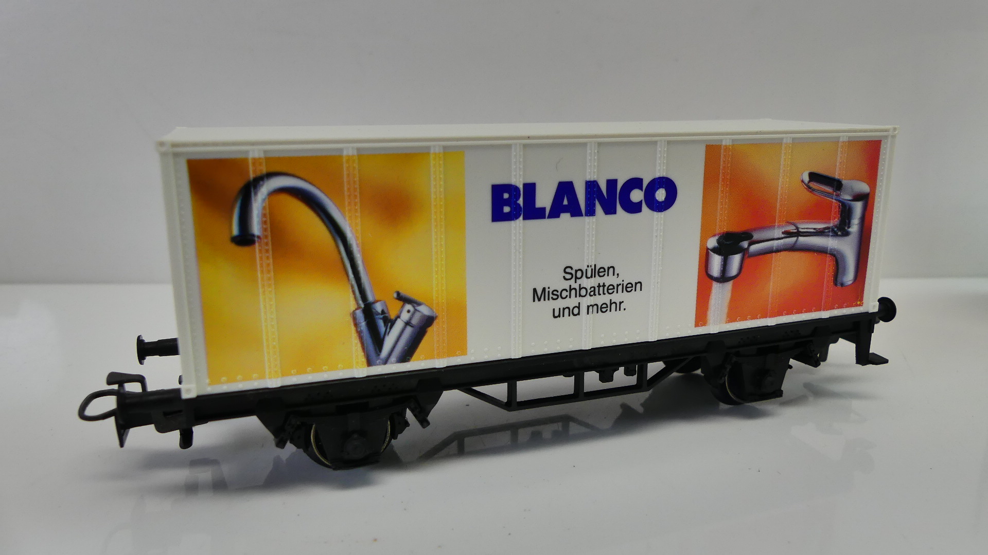 Märklin H0 goederenwagon Containerwagon Blanco Spülen Mischbatterien und Mehr ovp