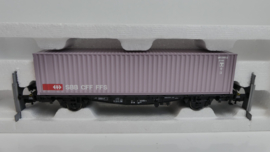 Roco HO goederenwagon Containerwagen SBB CFF FFS ovp 46912