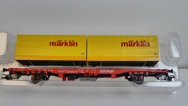 Marklin H0 Goederenwagon Containerwagen DHL  DB Cargo ovp 47705