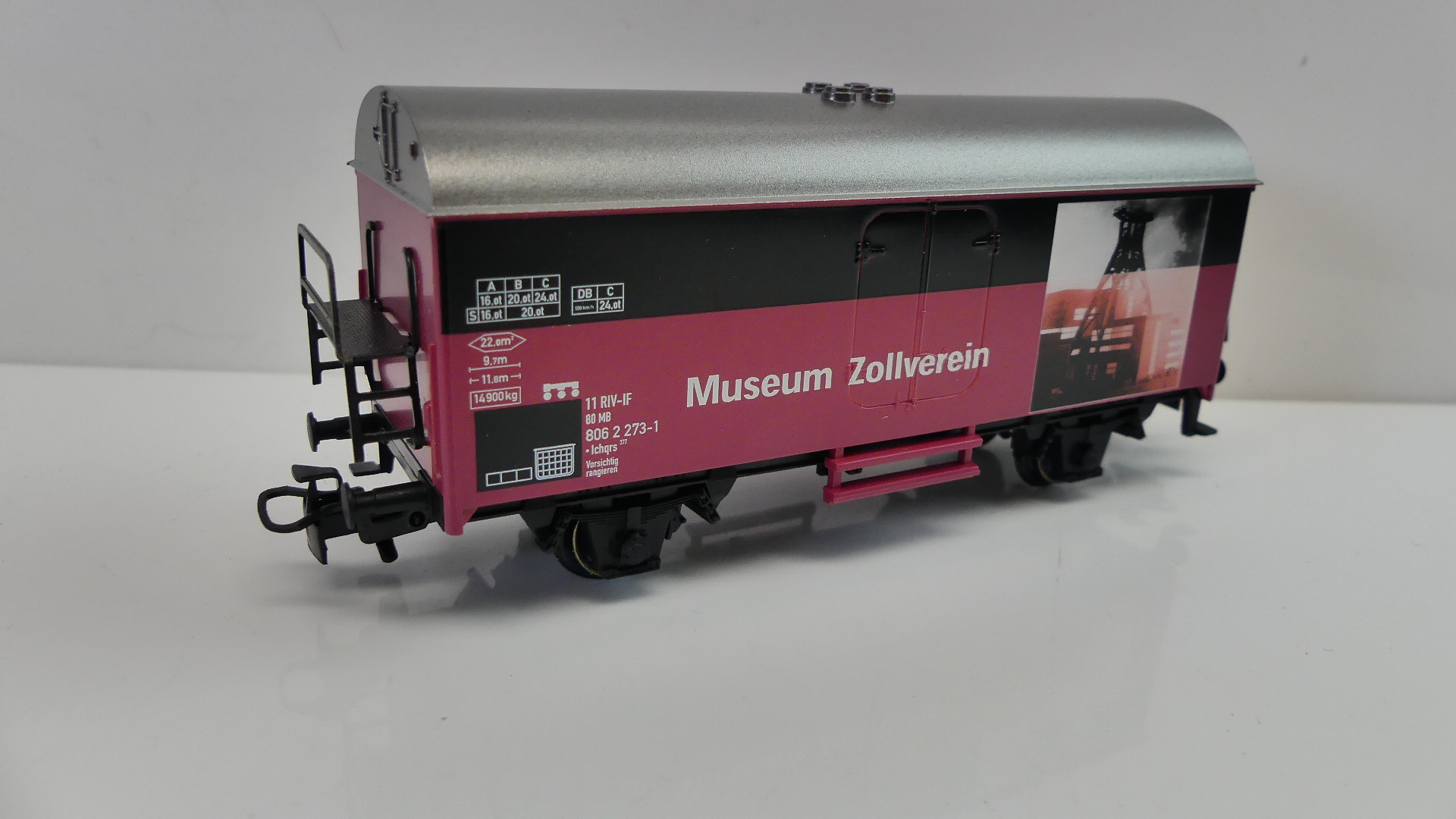 Märklin H0 goederenwagon koelwagon Museum Zollverein DB ovp 94086