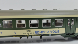 Märklin H0 personenwagon 2e klasse CFL Rendex Vous Luxembourg ovp 4127