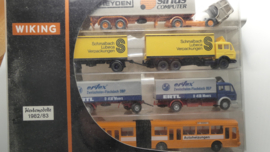 Wiking Werbeset 1982 / 1983 Jubileum set 4 Delig ovp 198302