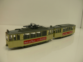 Kato / Lemke Collection H0 Tram Duwag Coca Cola  Ovp 102- 30910 gelijkstroom analoog