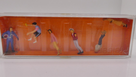 Preiser 1:87 H0 6x Diverse figuren samengesteld vervangende ovp