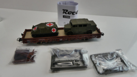 Roco H0 Goederenwagon Ks 56  Sanitätspanzer & Mannschaftswagen ovp 67806 Wisselstroom