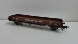 Piko H0  goederenwagon Röngenwagon Huckepack-Verkehr DBP ovp 72008 Deutsche Post-serie