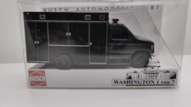 Busch 1:87 H0 Ford E-350 Secret Service Washington ovp 41830