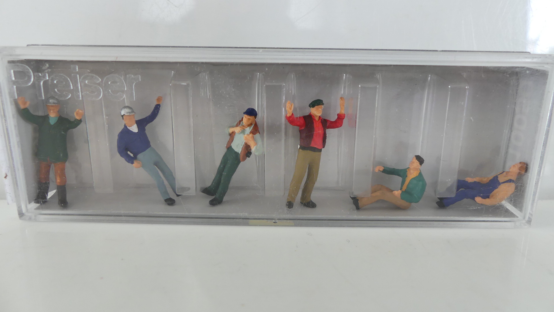 Preiser 1:87 H0 werkers SAW Mill Crew USA uitgave ovp 1010050