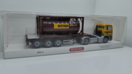 Wiking 1:87 H0 Vrachtwagen Tankcontainer transport Swap MAN TGS Euro 6 Bertschi ovp 0536 04