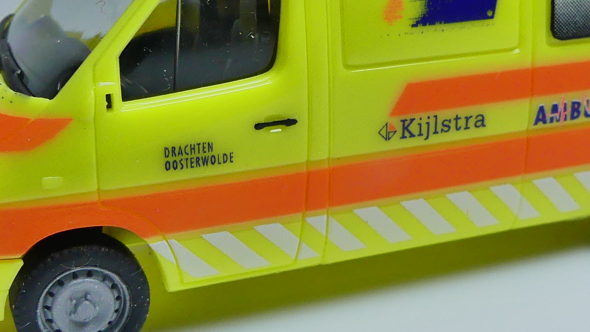Herpa 1:87 H0 Mercedes Benz Sprinter Ambulance KIJLSTRA Drachten Oosterwolde ZEER Zeldzaam! SAF 200033