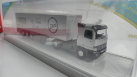 Kibri 1:87 H0  vrachtwagen Mercedes Actros opdruk 125 Jahre Kibri Sonderserie ovp 22500
