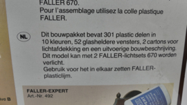 Faller  H0 1:87  Grote oude goederenloods  ovp B-153