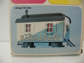 Preiser bouwdoos HO circus woonwagen Sarrasani ovp 601