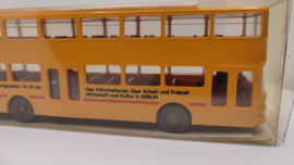 Wiking 1:87 H0 MAN BVG Bus Berlin: Leben und arbeiten in Berlin opdruk Sonderfahrt