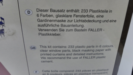 Faller H0 1:87 bouwdoos Huis Futura ovp 130304